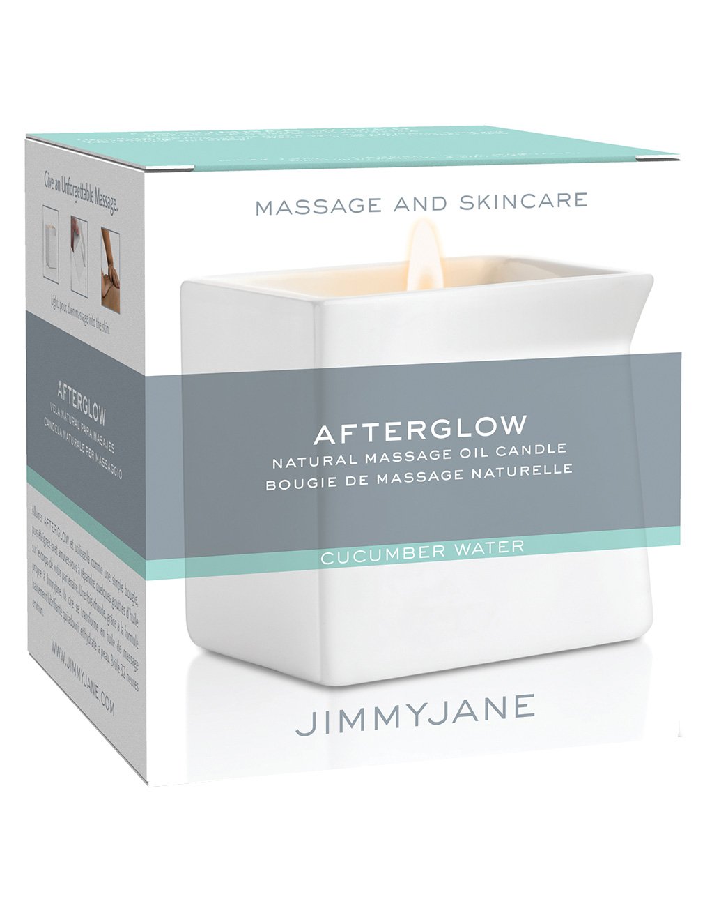 Jimmyjane Massage Candle Cucumber Water - General Merchandise - Candles/Aroma