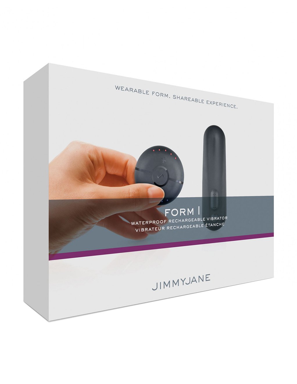 Jimmyjane Form 1 Remote Control Clitoral Vibe Plum - Novelties - Massager