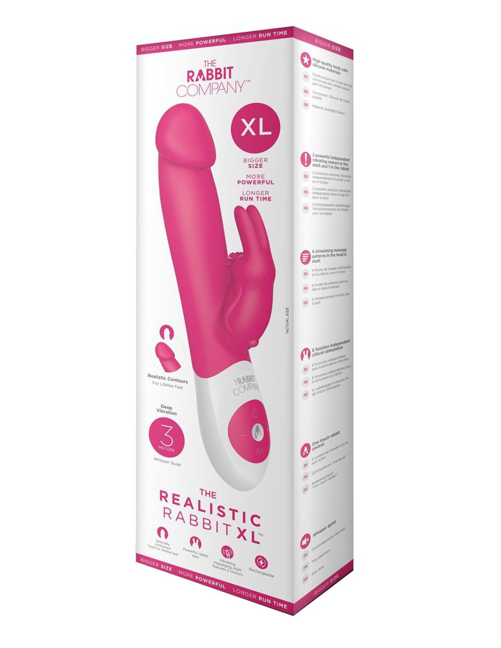 Rabbit Company Realistic Rabbit XL Vibrator box
