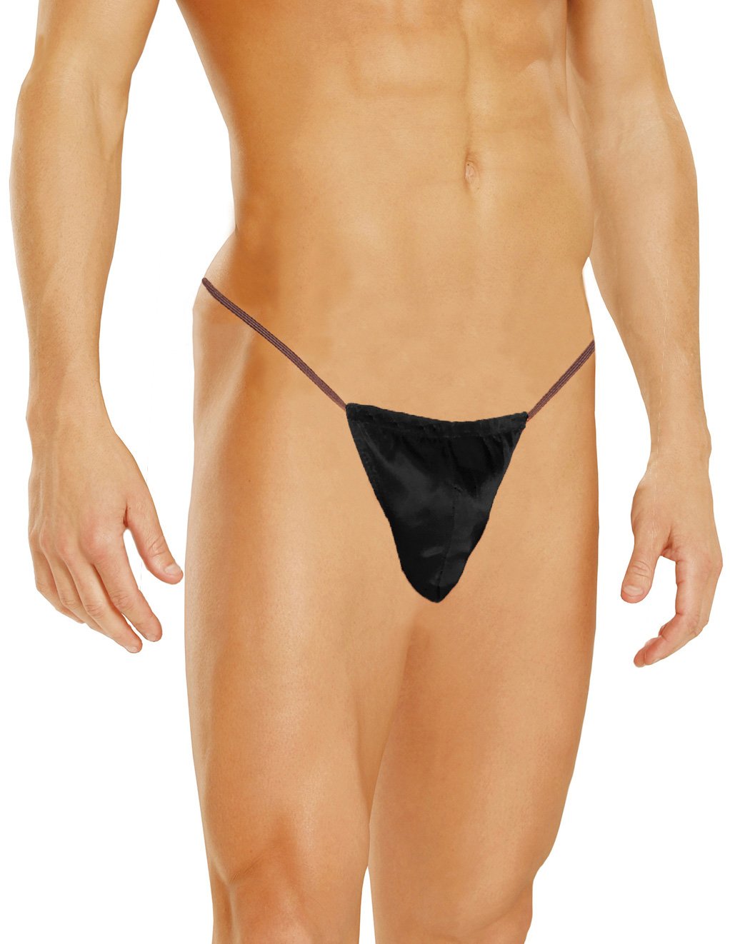 Elegant Moments Men's Solid Color G-String - Lingerie - Mens Underwear