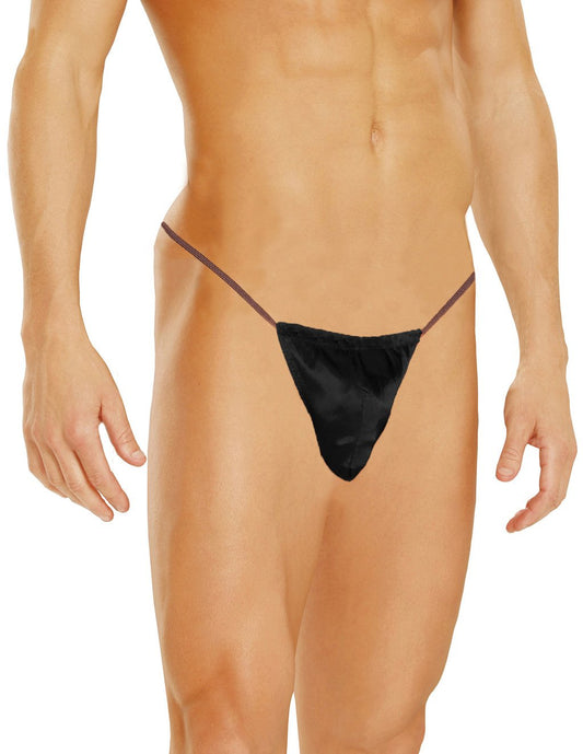 Elegant Moments Men's Solid Color G-String - Lingerie - Mens Underwear