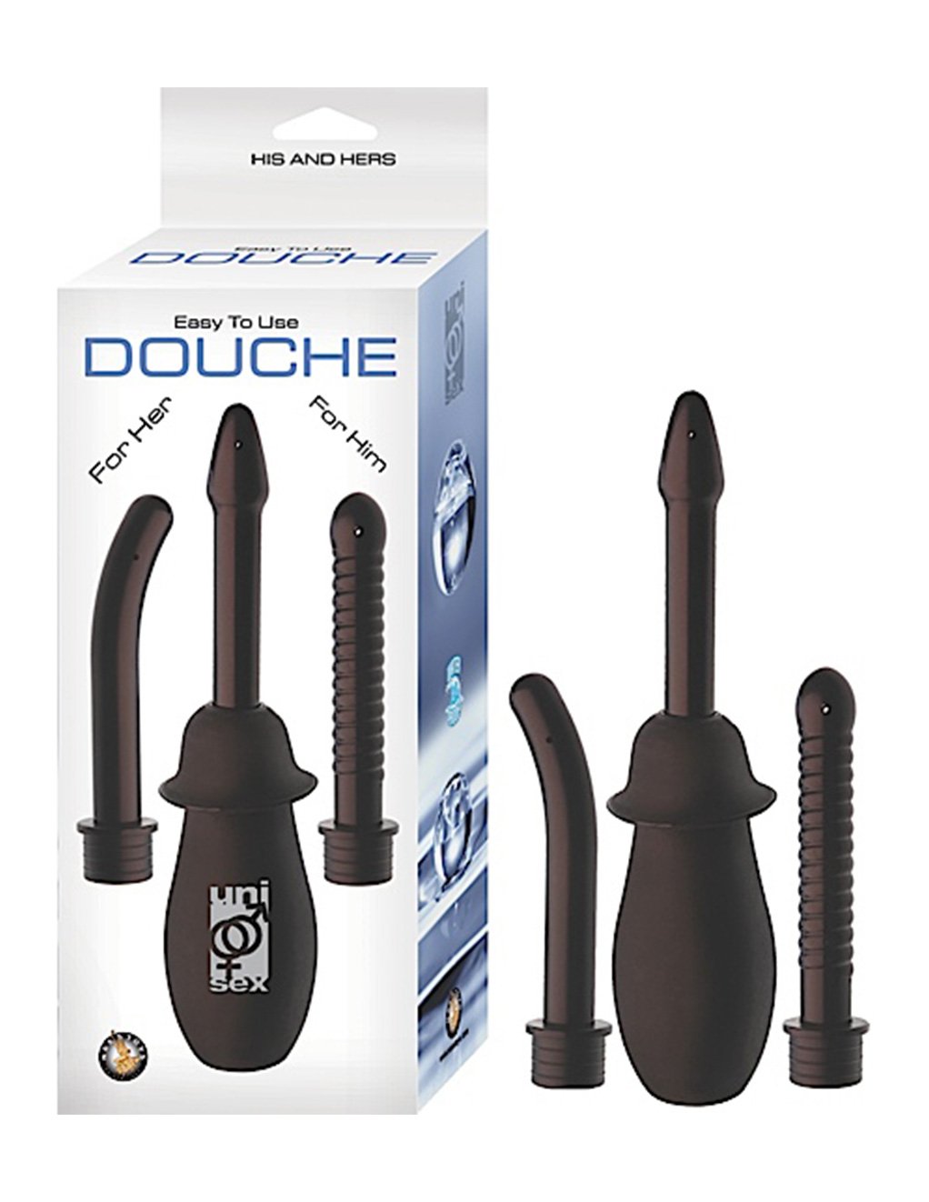 Nasstoys Silicone Unisex Douche Black - Personal Care - Hygiene