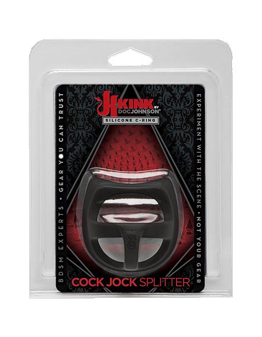 Kink by Doc Johnson Cock Jock Silicone Splitter - Fetish BDSM - Cock & Ball
