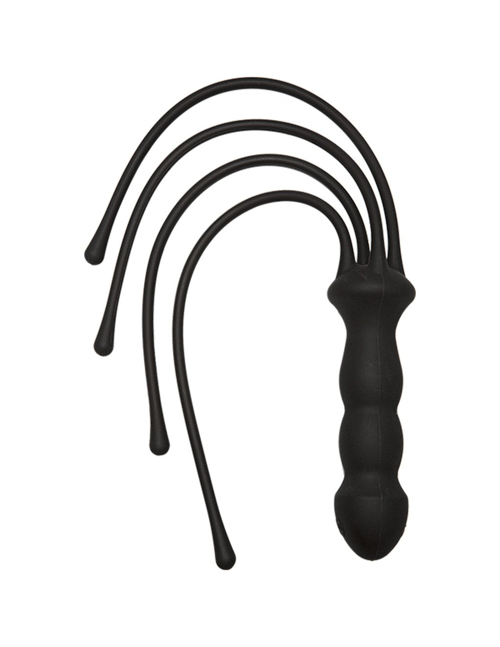 Kink by Doc Johnson The Quad Silicone Whip - Fetish BDSM - Whip/Paddle