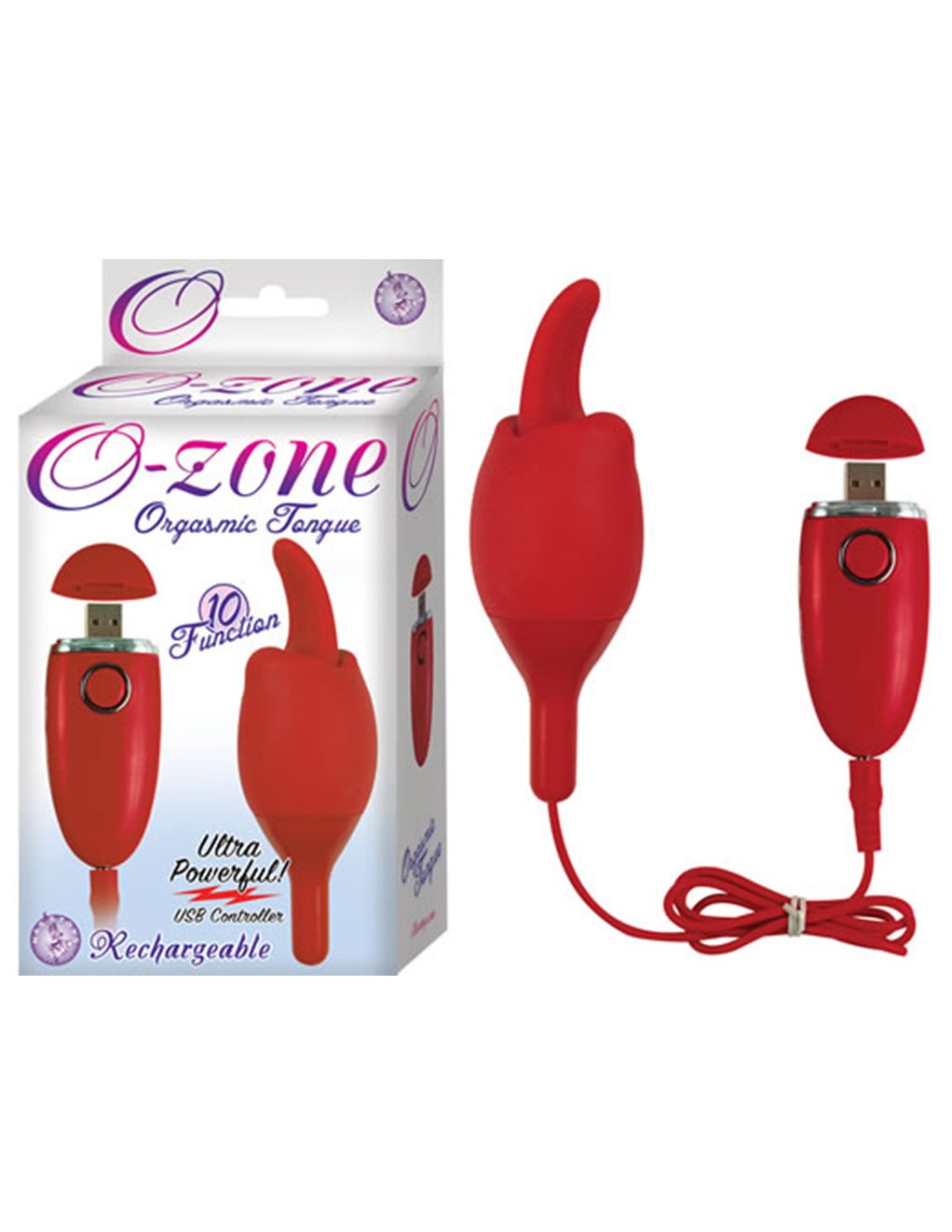 O-zone Orgasmic Tongue Red - Novelties - External