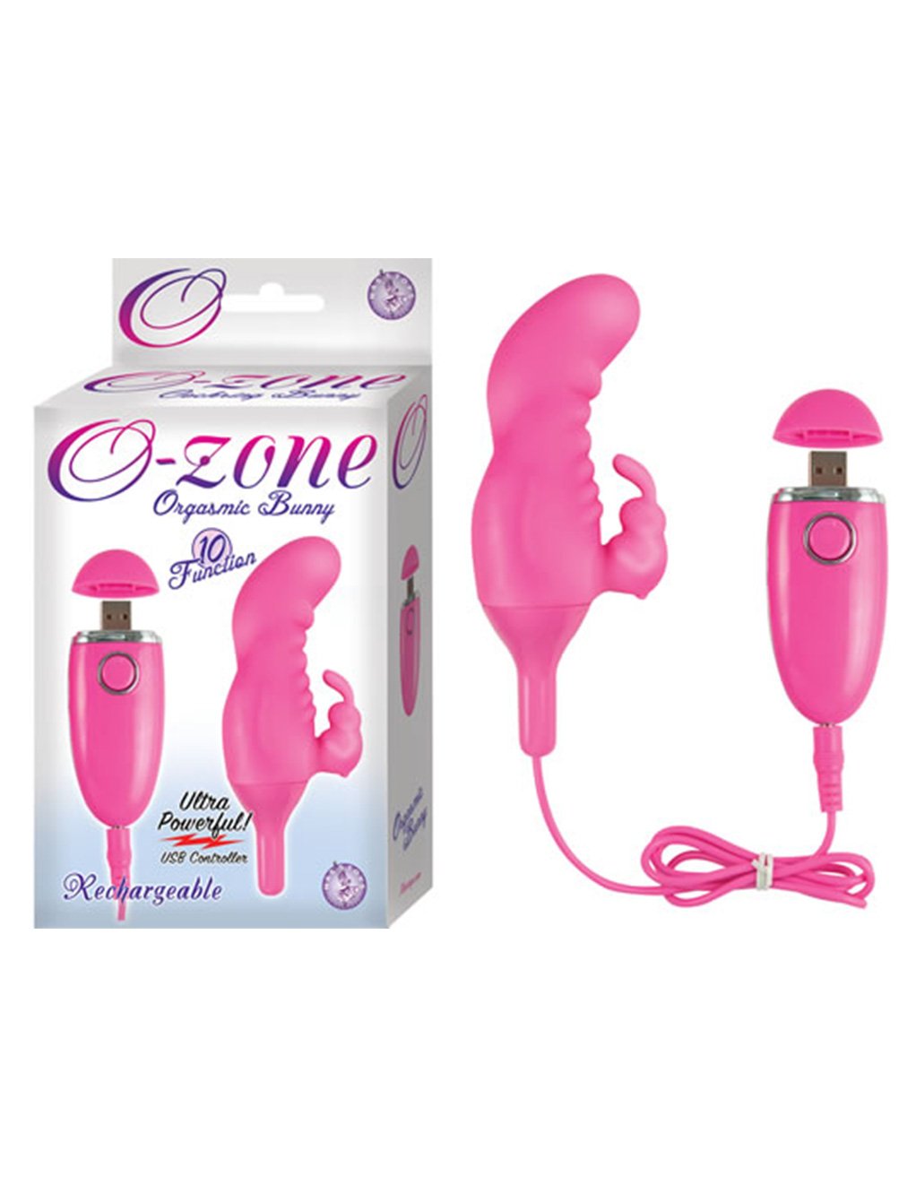 O-zone Orgasmic Bunny Pink - Novelties - Dual/Multi