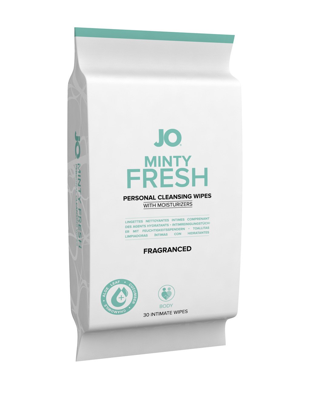 Jo Intimate Personal Cleansing Wipes Minty Fresh 30pk