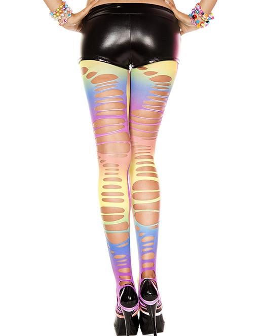 Music Legs Tulle Rainbow Skirt