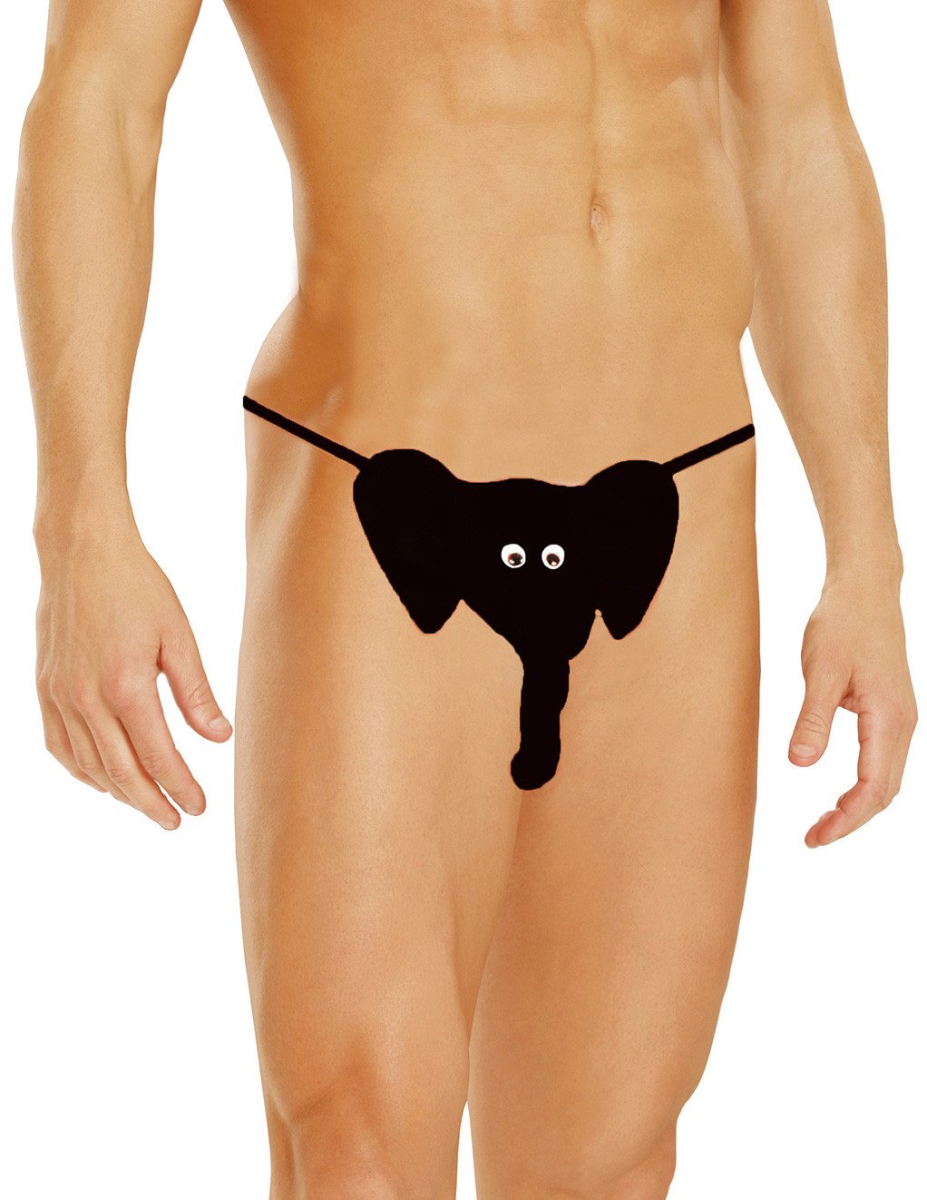 Elegant Moments Men's Mr. Peanuts Pouch Thong - Lingerie - Mens Underwear
