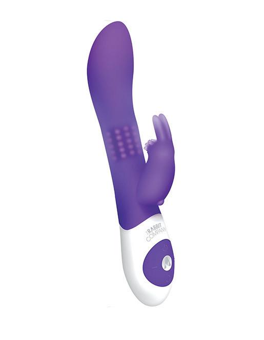 The Rabbit Company Beaded Rabbit Vibrator Purple - Novelties - Dual/Multi