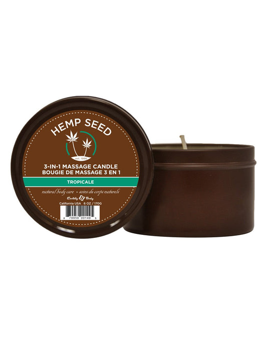 Earthly Body 3 in 1 Massage Candle Tropicale