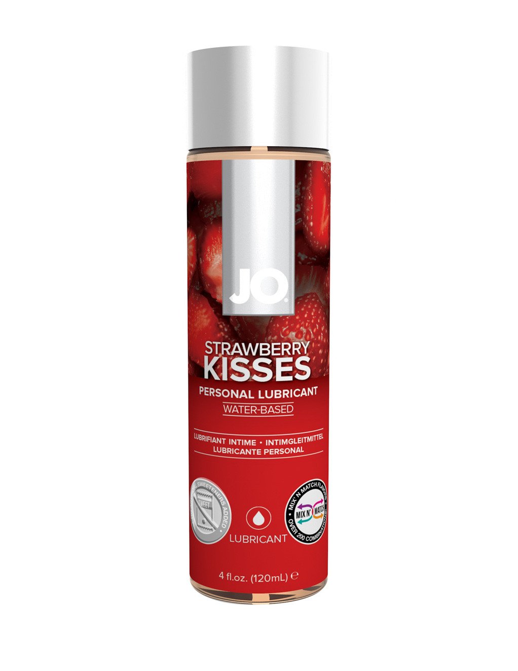 Jo H2O Flavord Lubricant Strawberry Kisses 4oz