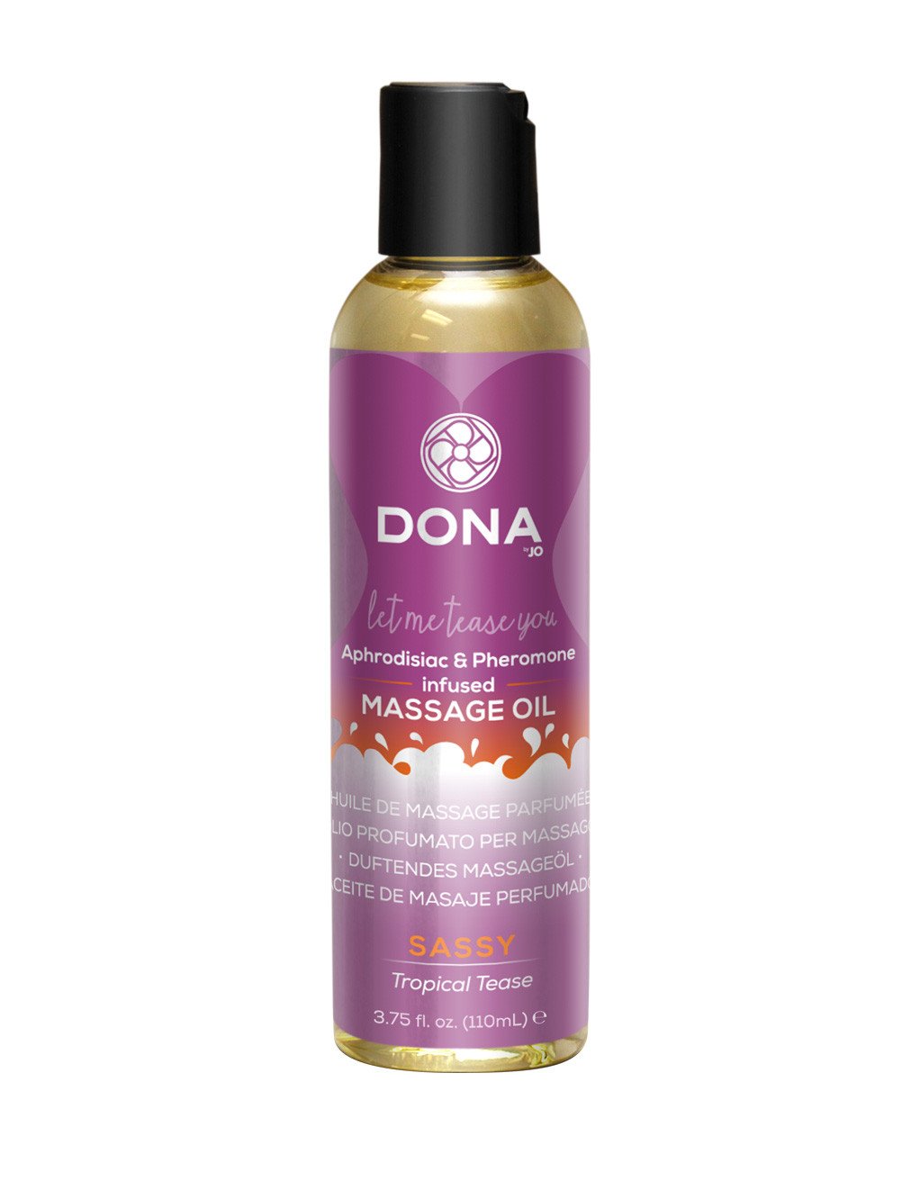 Dona by Jo Aphrodisiac & Pheromone Infused Sensual Massage Oil Sassy Tropical Tease