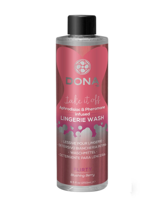 Dona by Jo Aphrodisiac & Pheromone Infused Lingerie Wash Flirty Blusing Berry 7.5oz