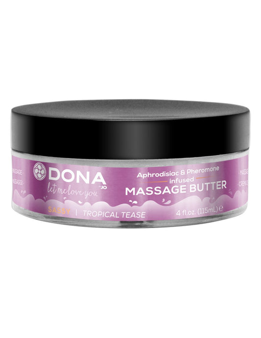 Dona by Jo Aphrodisiac & Pheromone Infused Massage Butter Sassy Tropical Tease 4oz