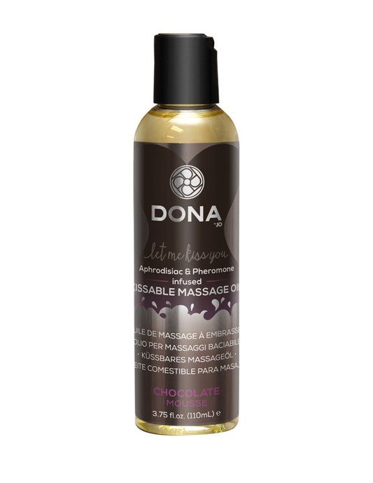 Dona by Jo Aphrodisiac & Pheromone Infused Kissable Massage Oil Chocolate 3.75oz