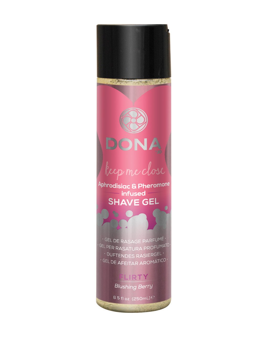 Dona by Jo Aphrodisiac & Pheromone Infused Intimate Shave Gel Flirty Blushing Berry 8.5oz