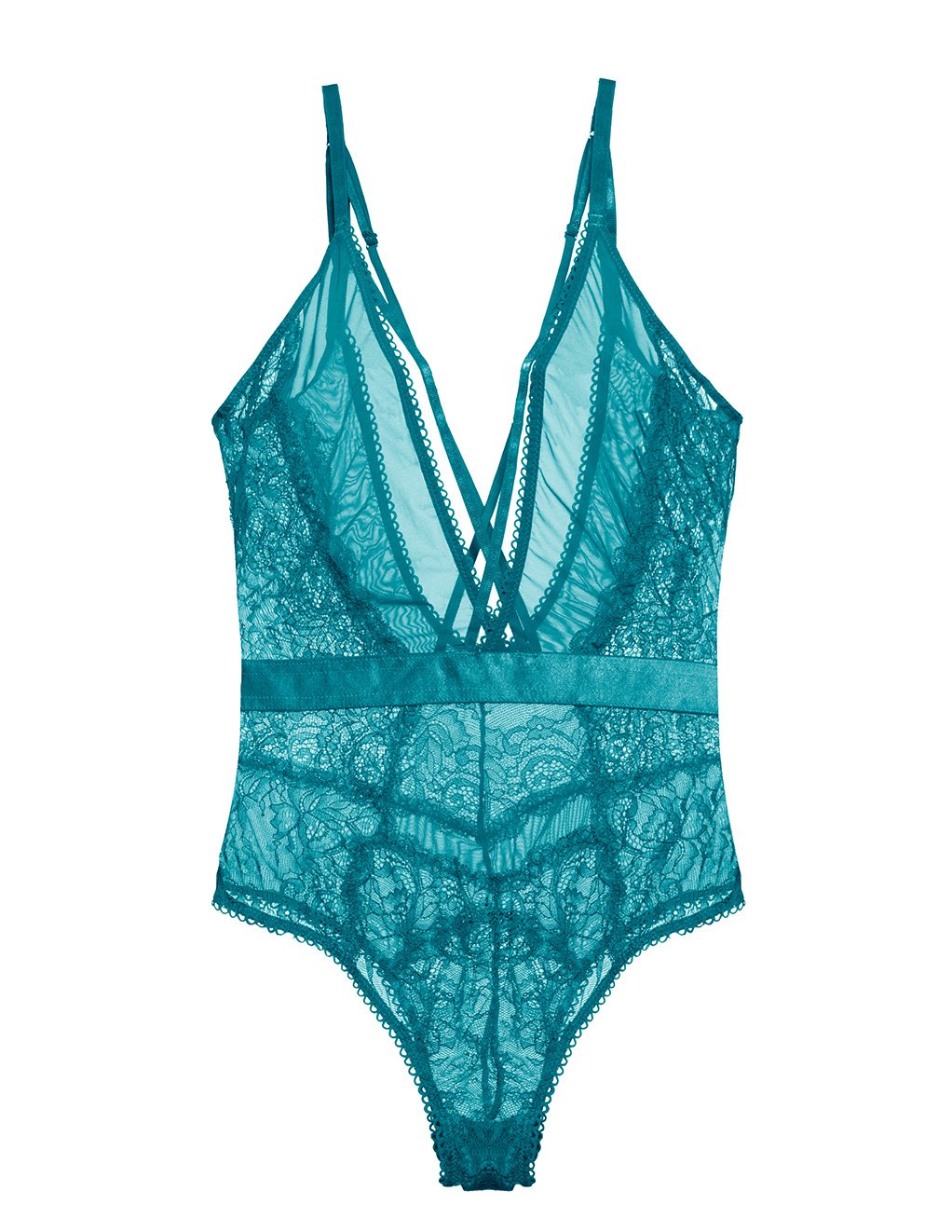 Oh La La Cheri Viviane Plunge Teddy - Lingerie - Teddys