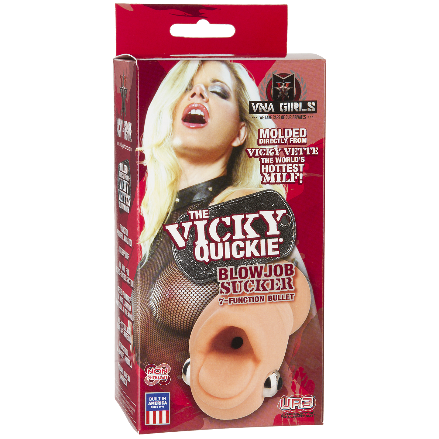 Doc Johnson The Quickie Vicky UltraSkyn Blowjob Bullet Sucker
