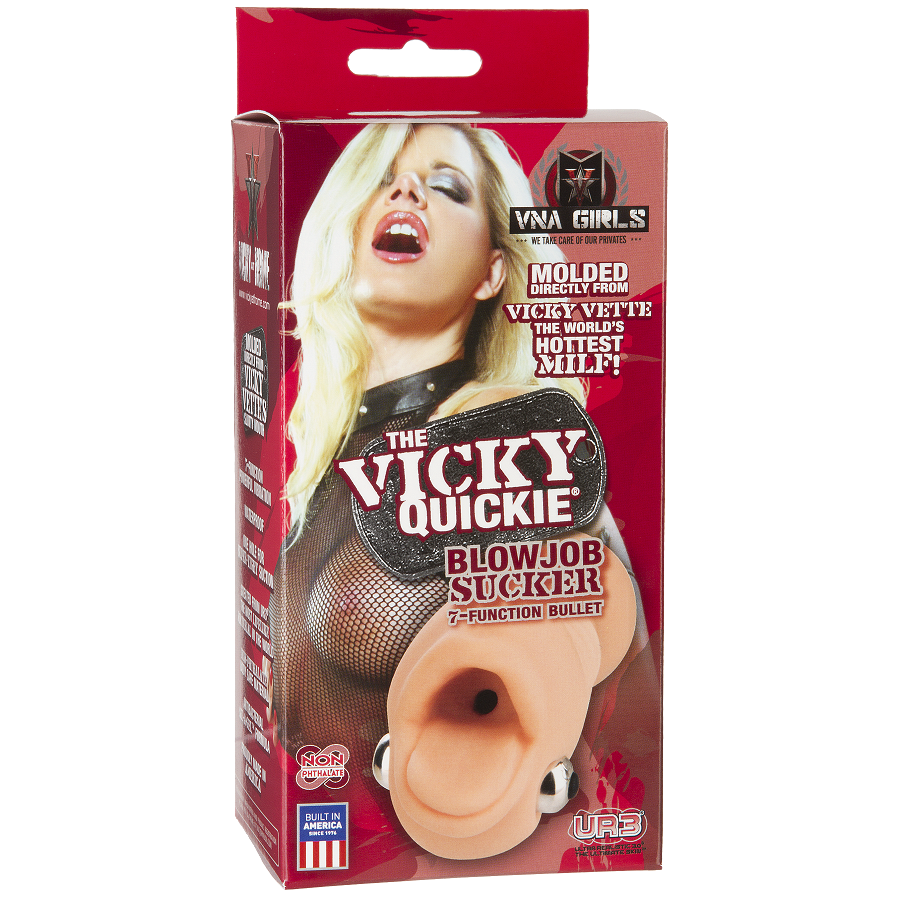 Doc Johnson The Quickie Vicky UltraSkyn Blowjob Bullet Sucker