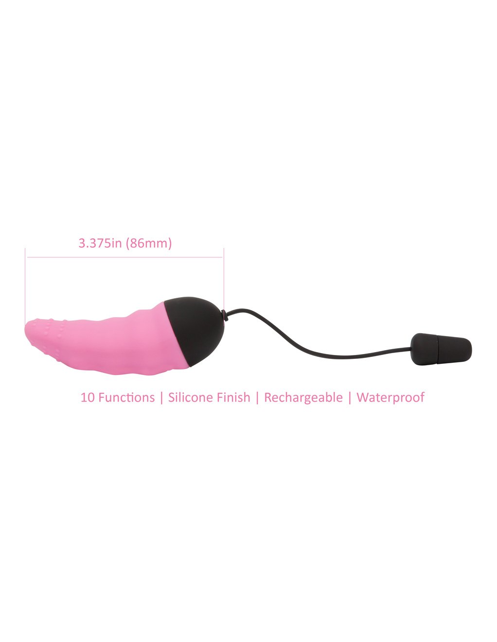 Simple & True by BMS Factory Remote Control Vibrating Tongue