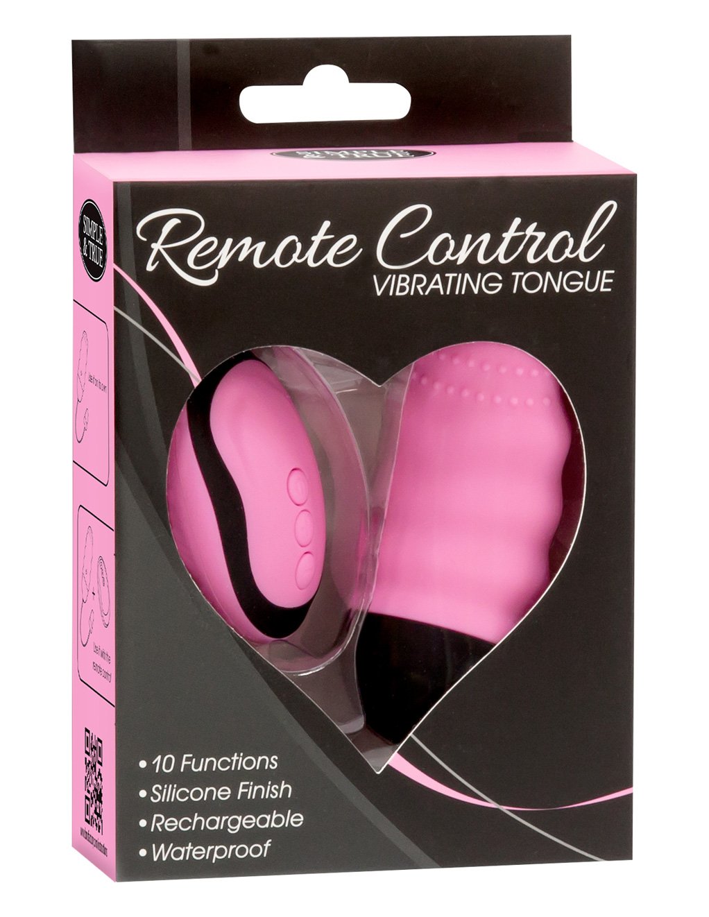 Simple & True by BMS Factory Remote Control Vibrating Tongue