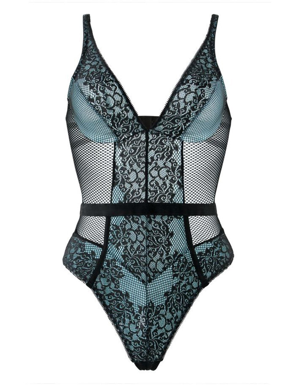 Summer Rain Lace Teddy By Fantasy Lingerie close up
