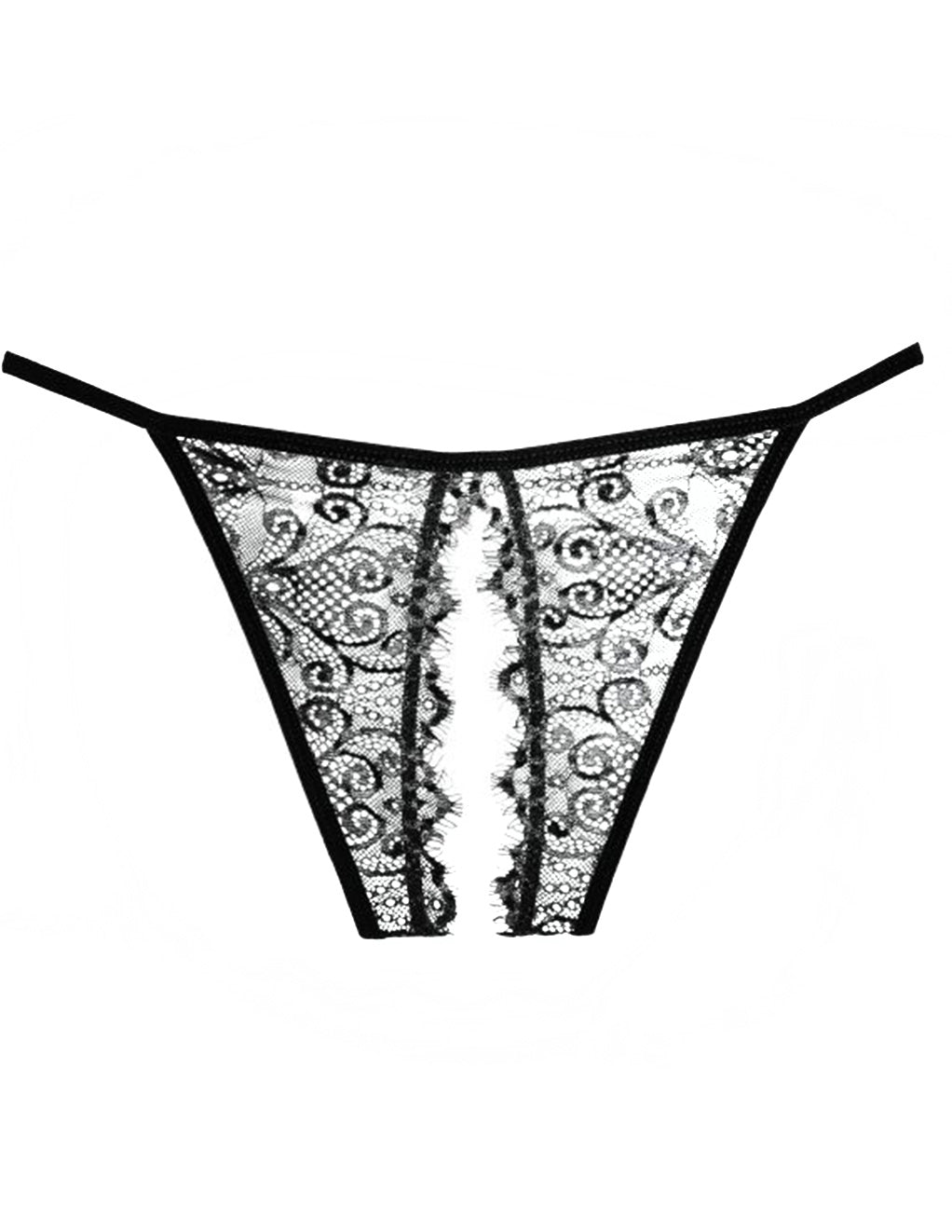  Adore by Allure Enchanted Belle Lace String Open Back Panty Close Up Back