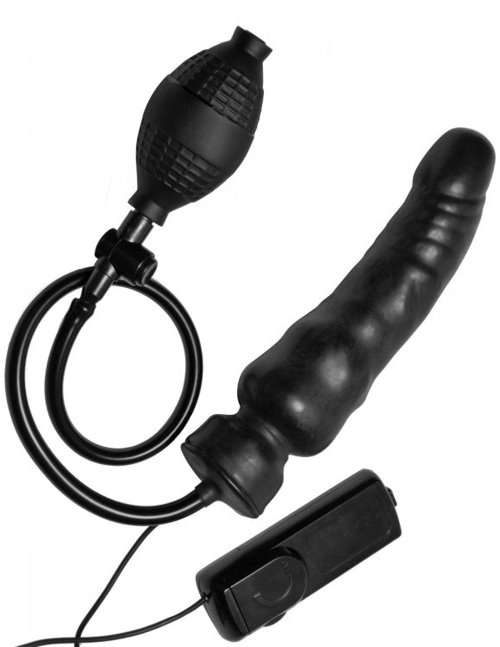 Master Series Ravage Vibrating Inflatable Dildo