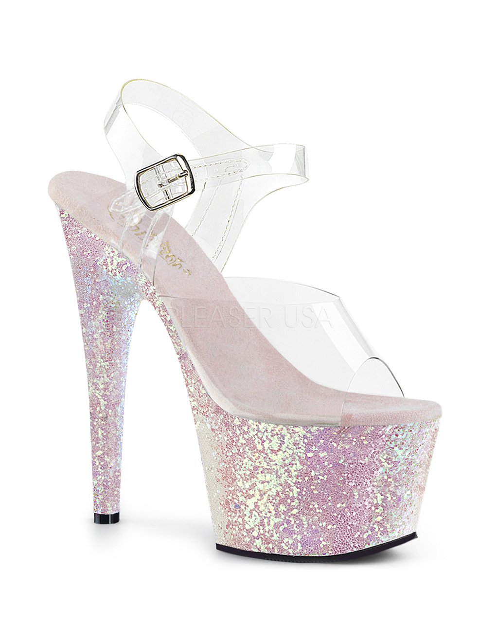 Pleaser Adore 708LG Platform Peep Toe Sandal - Accessories - Footwear