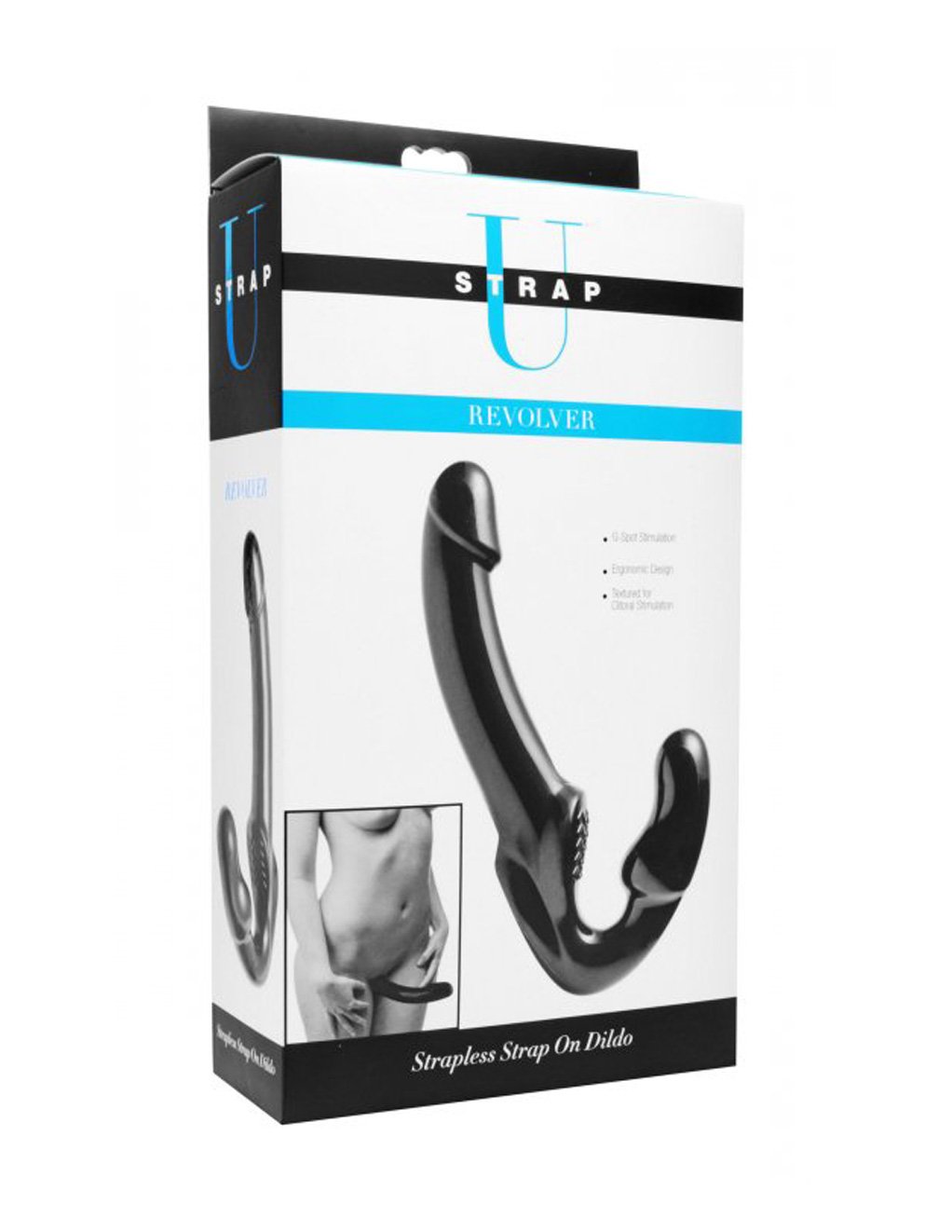 Strap U Revolver Strapless Strap On G-Spot Dildo