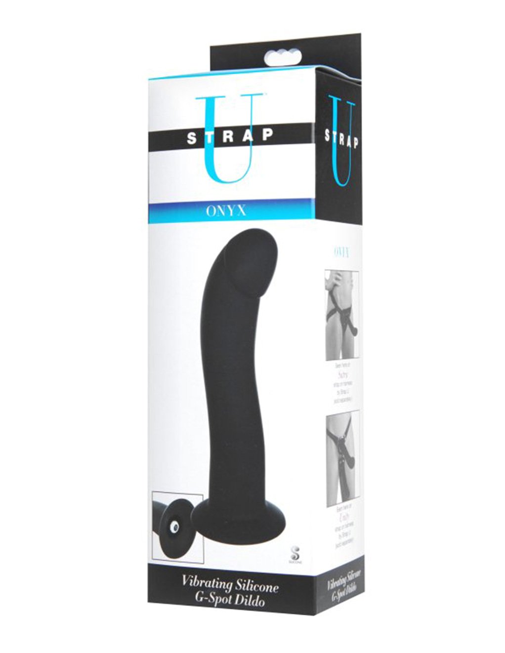 Strap U Onyx Vibrating Silicone G-Spot Dildo