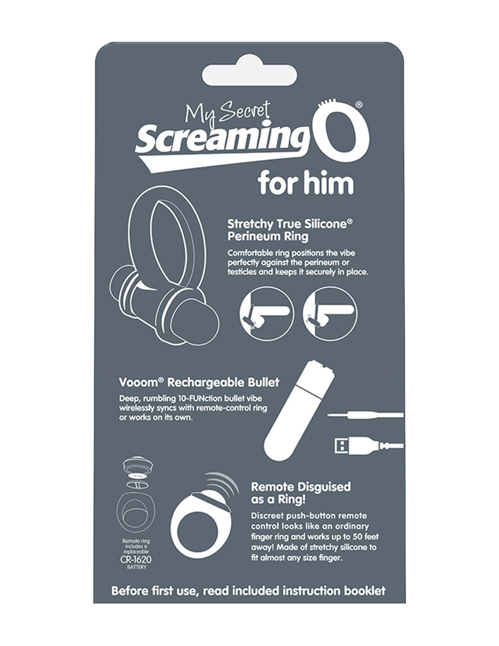 Screaming O Rechargeable Remote Vibrating Cockring - Novelties - Cockring