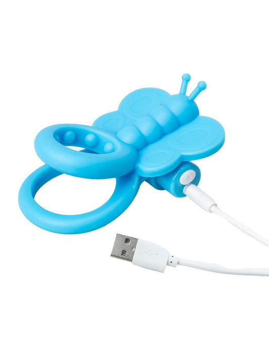 Screaming O Rechargeable Monarch Butterfly Cockring - Novelties - Massager