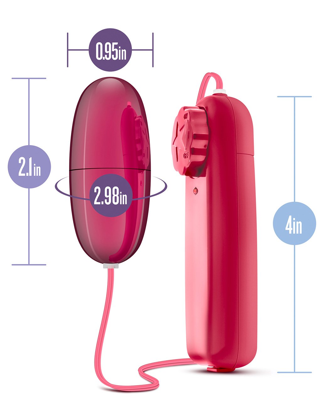 B Yours by Blush Novelties My First Bullet Red