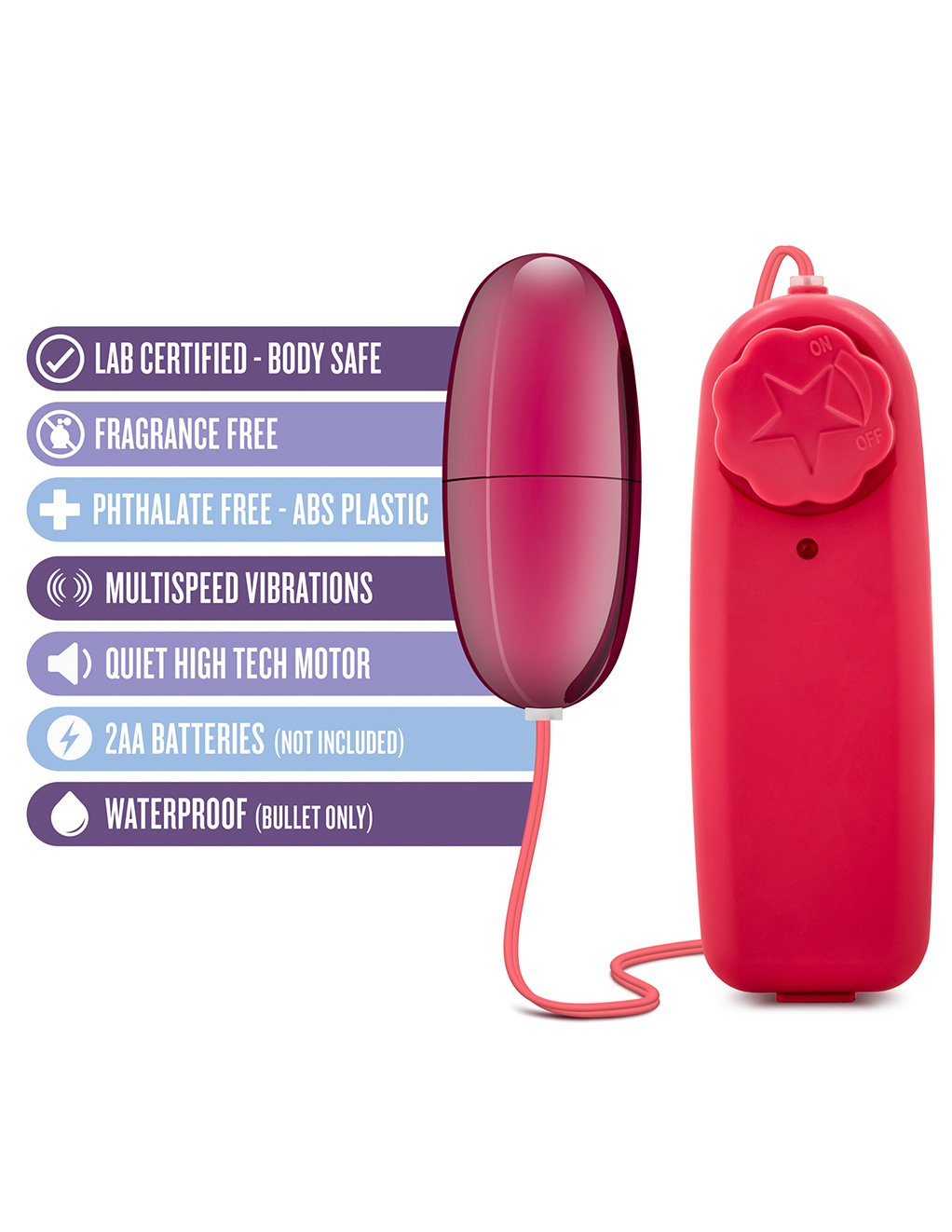 B Yours by Blush Novelties My First Bullet Red