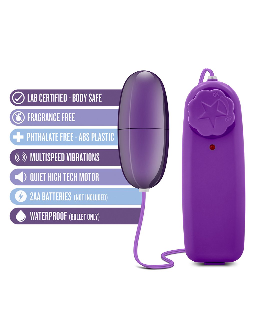 B Yours by Blush Novelties My First Bullet - Purple