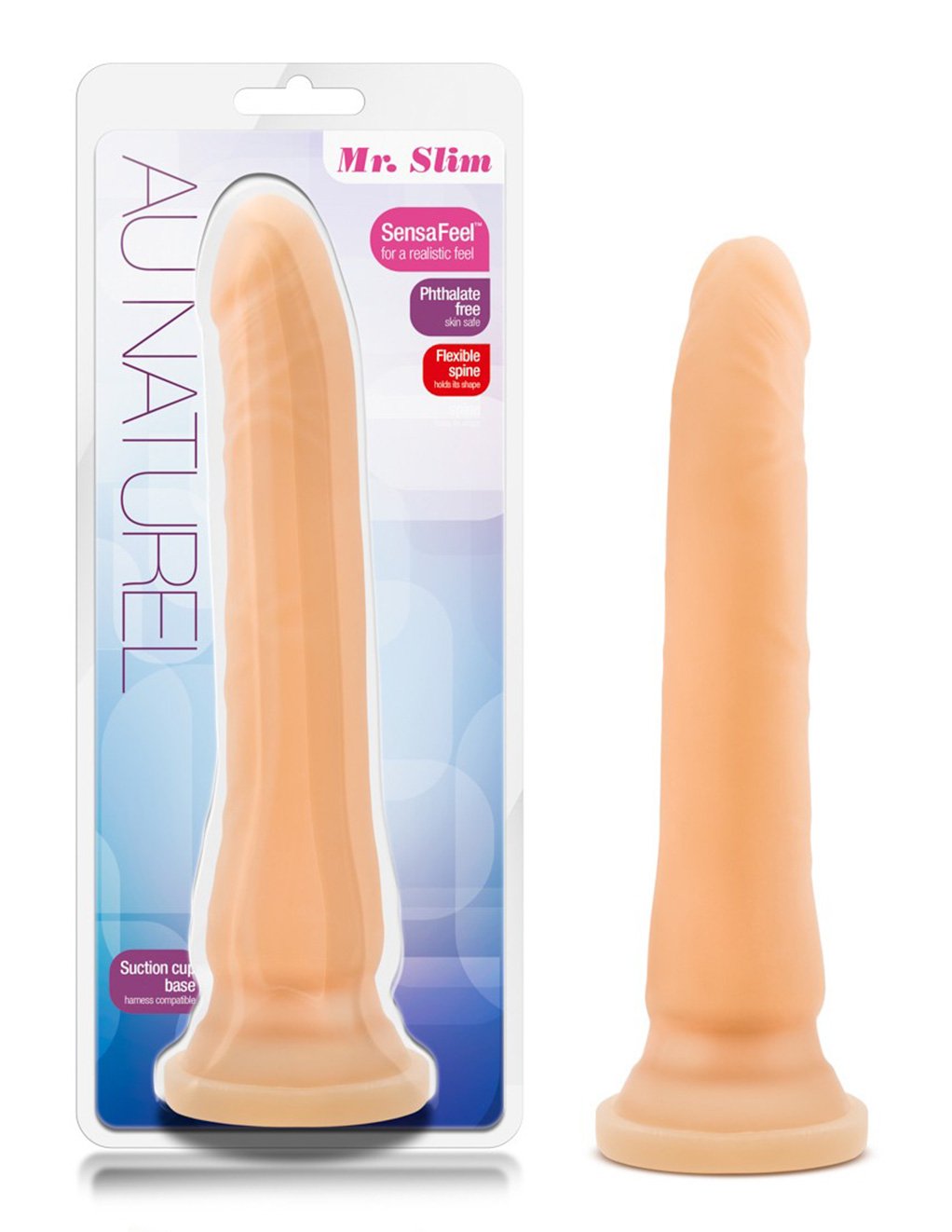 Blush Au Naturel Mr. Slim Dildo