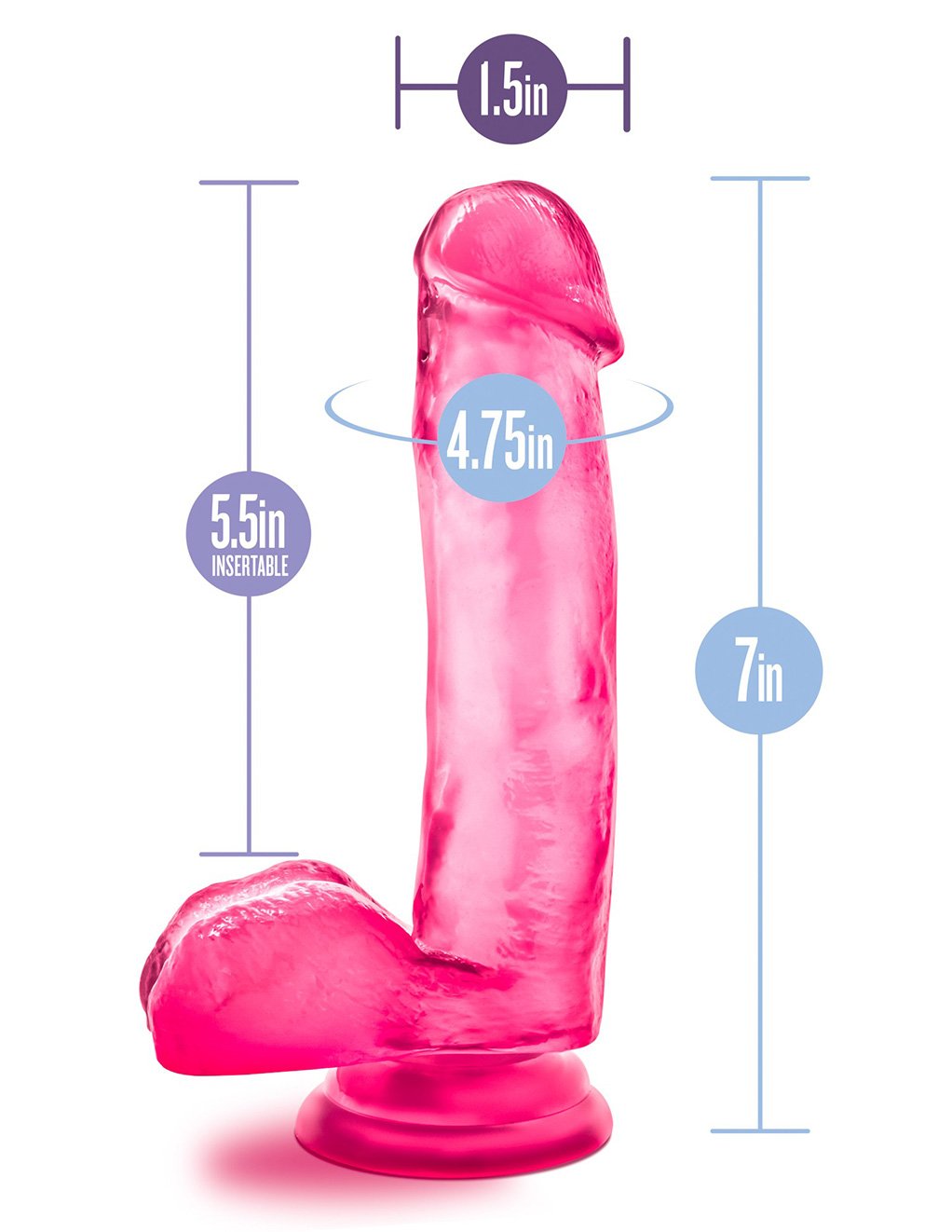 Blush B Yours Sweet N Hard 1 Dildo