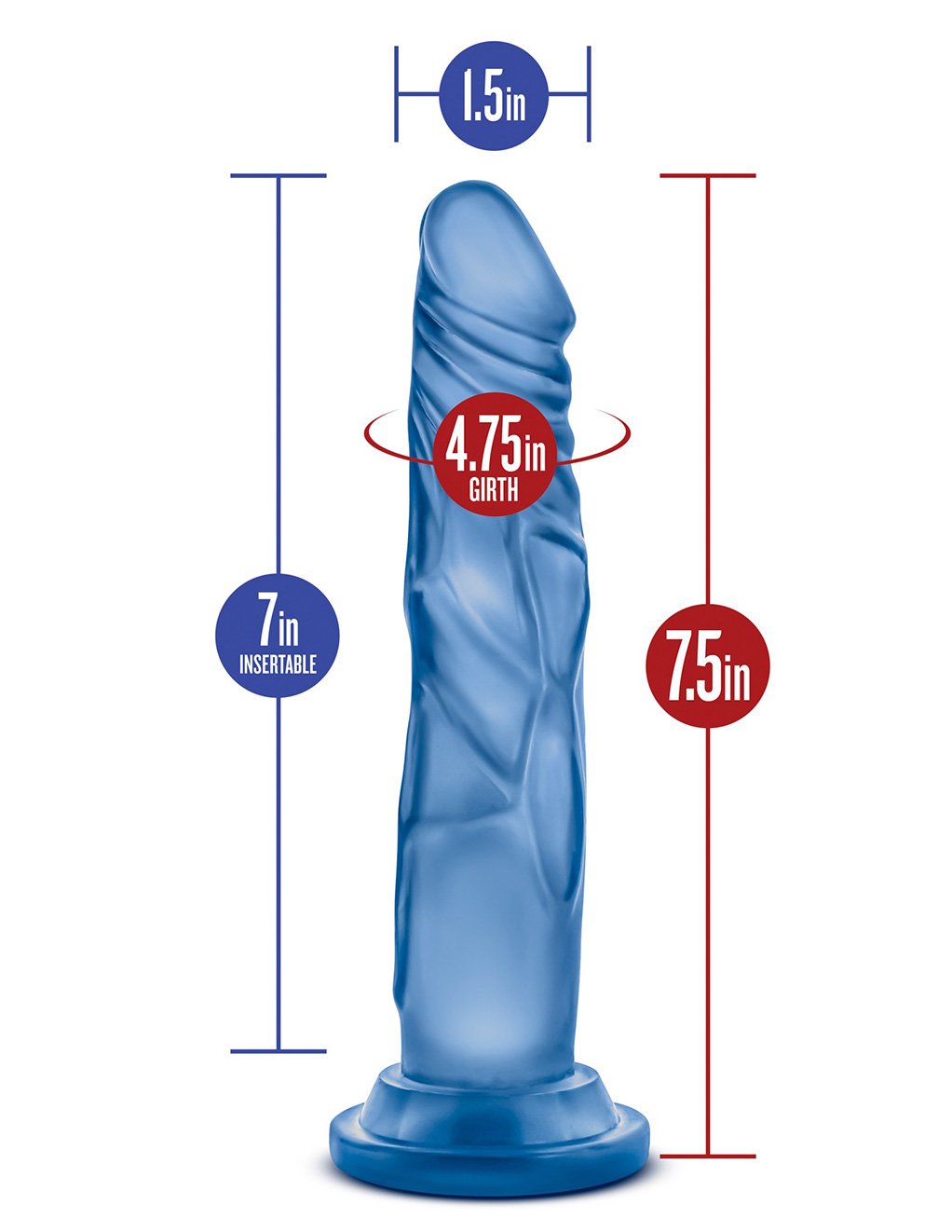 Blush Glow Dicks Kandi Dildo