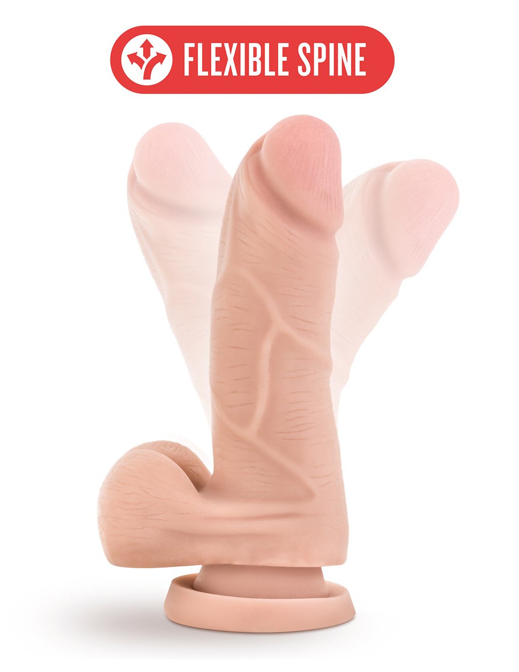 Blush Novelties X5 Plus 5 Inch Suction Cup Dildo