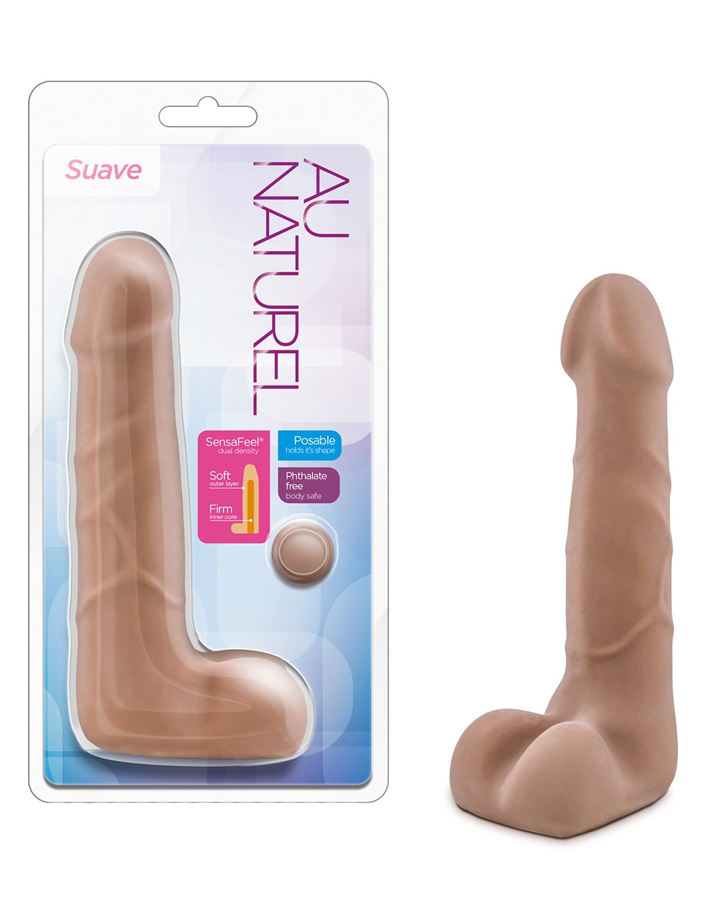 Blush Au Naturel Latin Dildo Suave - Novelties - Dildo