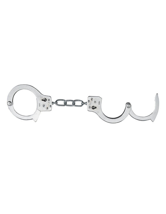 Spartacus Single Lock Nickel Handcuffs