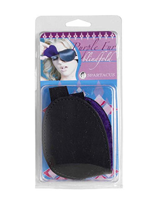 Spartacus Fur Line Blindfold Purple - Fetish BDSM - Mask & Hood