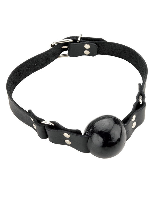 Spartacus Ball Gag with Buckle Black