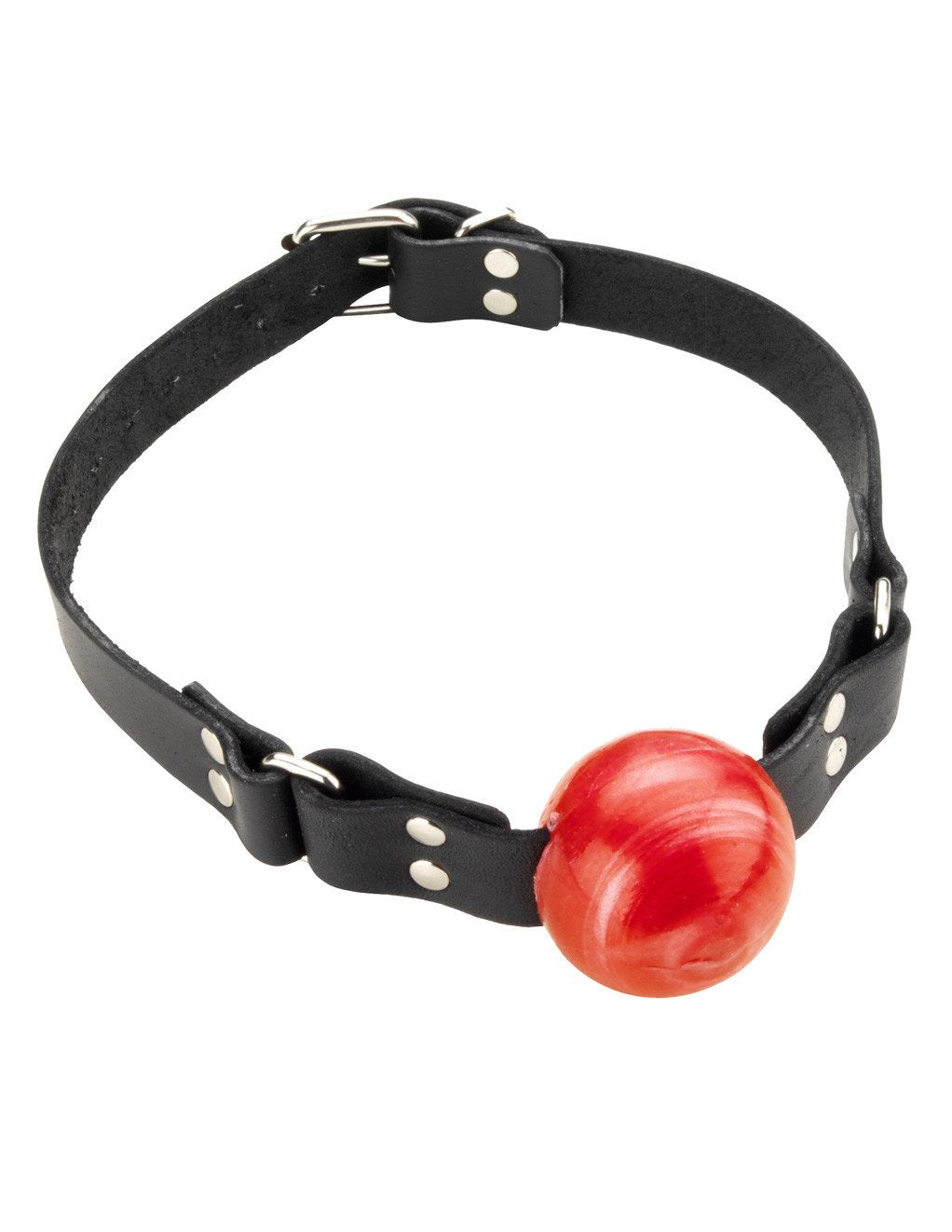 Spartacus Ball Gag with Buckle Red