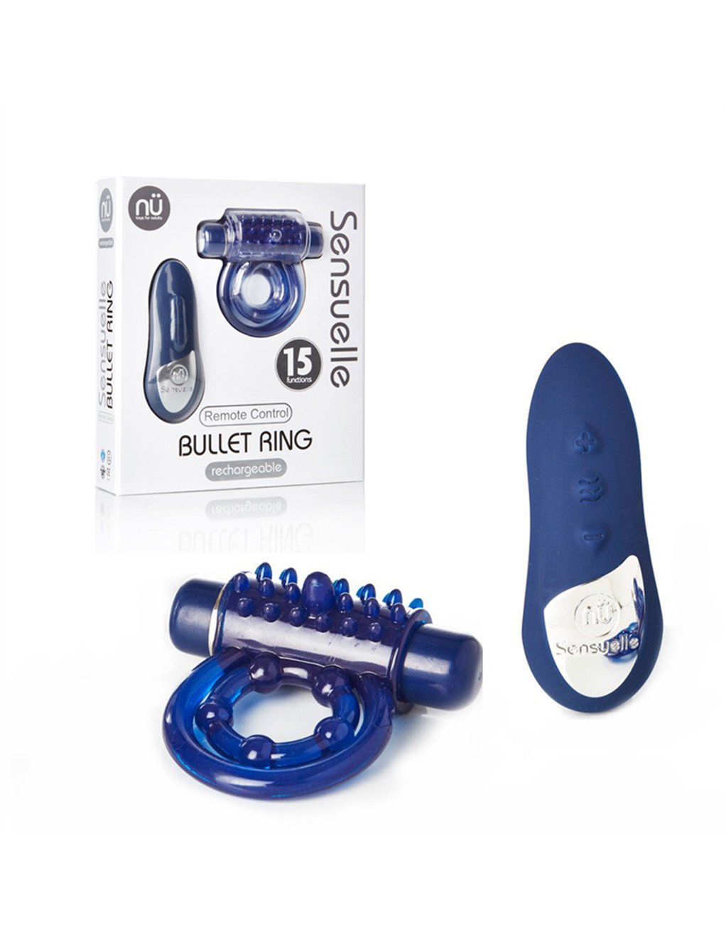 Sensuelle 15 Function Bullet C-Ring - Novelties - Cockring