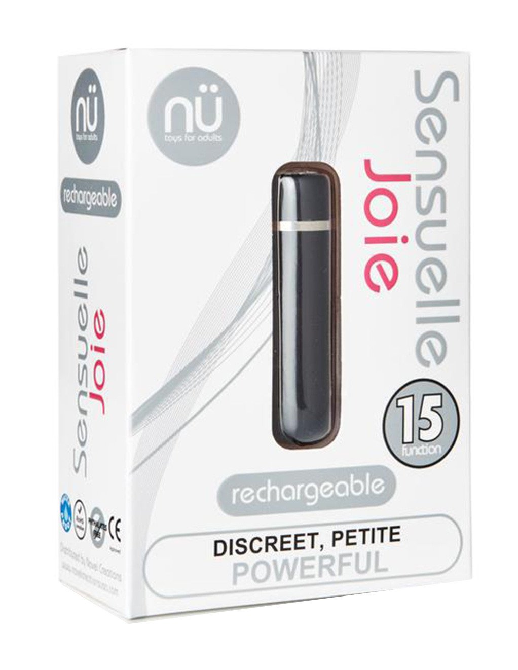 Sensuelle Joie 15 Function Bullet Black Package