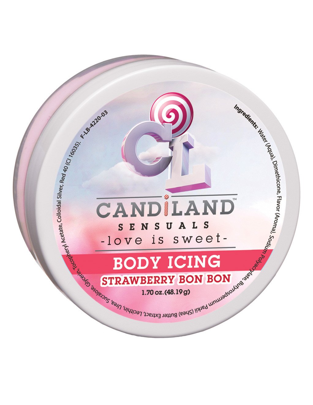 Candiland by Doc Johnson Edible Body Icing Strawberry Bon-Bon