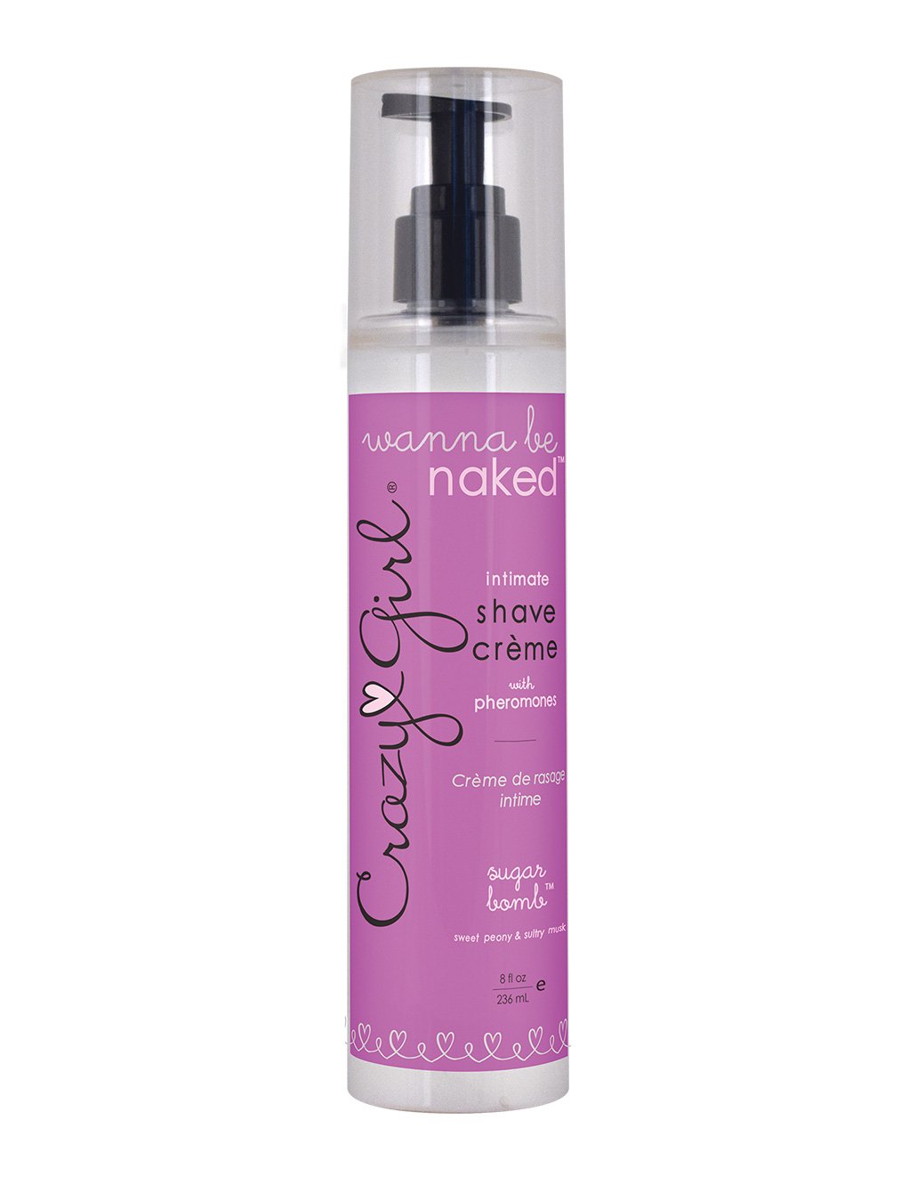 Crazy Girl Wanna Be Naked Intimate Shave Cream with Pheromones - Personal Care - Grooming